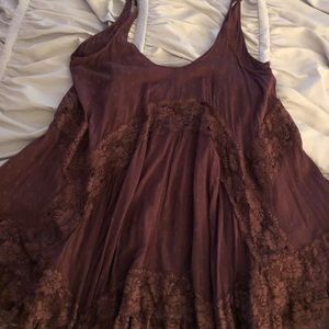 Free people burgundy tunic